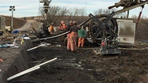 North Dakota DOT Tie Back Anchors